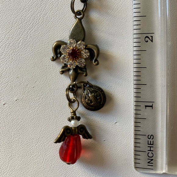 Necklace fleur de Lis angel - Picture 8 of 10